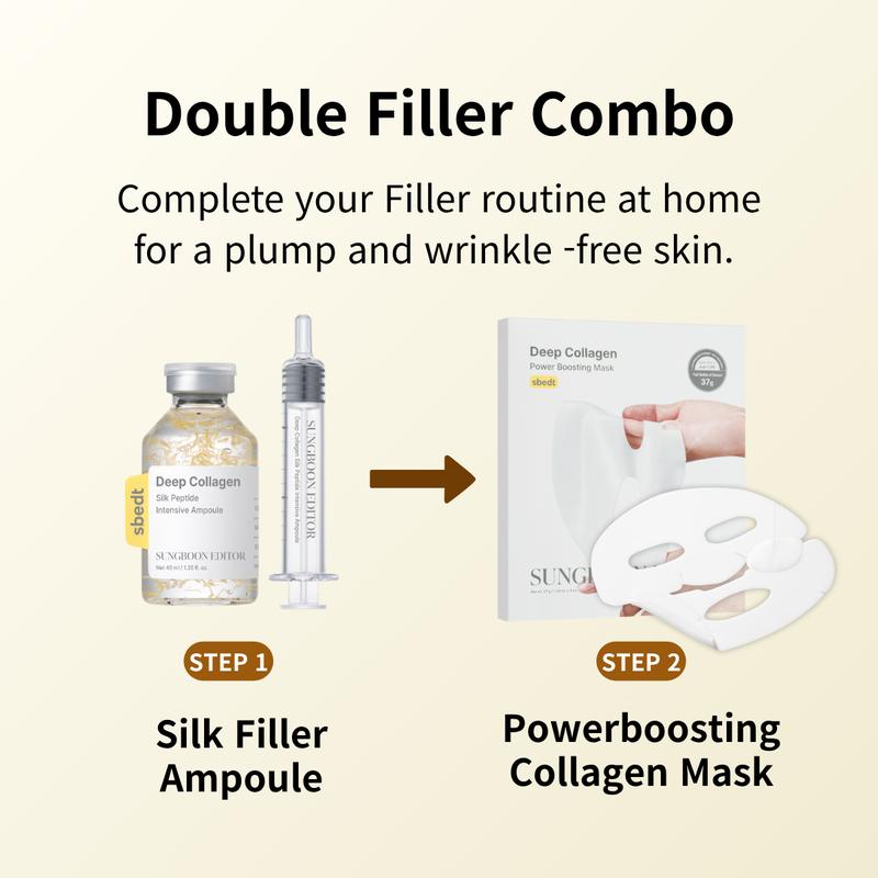 Silk Lifting Peptide Ampoule | Wrinkle Care | Face-Lift at Home serum with Peptides & Deep Collagen | Plumping, Smooth, Anti aging