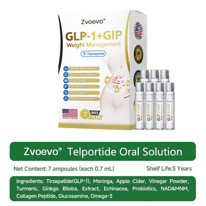 FDA 🇺🇸 | Official US 🇺🇸 Store — Zvoevo® Telportide Oral Solution, GIP and GLP-1 Dual-Action Weight Loss Solution, One Bottle Daily, Results in 7 Days🍀