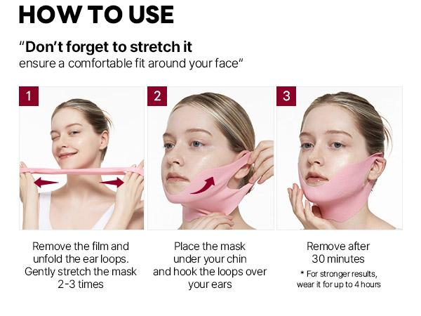 Camellia Deep Collagen Chin Lifting Gel Mask – Neck Solution, Double Chin Reducer, Defined Jawline Shaper, Firming, Jeju Camellia Ingredients for Skin Repair-up