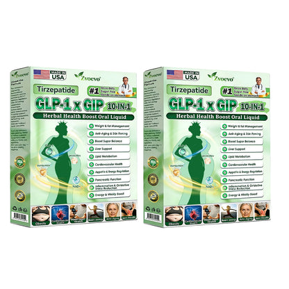 Official Store 🇺🇸 | Zvoevo® Tirzepatide GLP-1 × GIP 10-in-1 Herbal Health Booster Oral Drops (Once daily, visible changes in 7 days)  ✅ Suitable for various conditions such as obesity, loose skin, diabetes, sleep apnea, joint issues, and more 🔥
