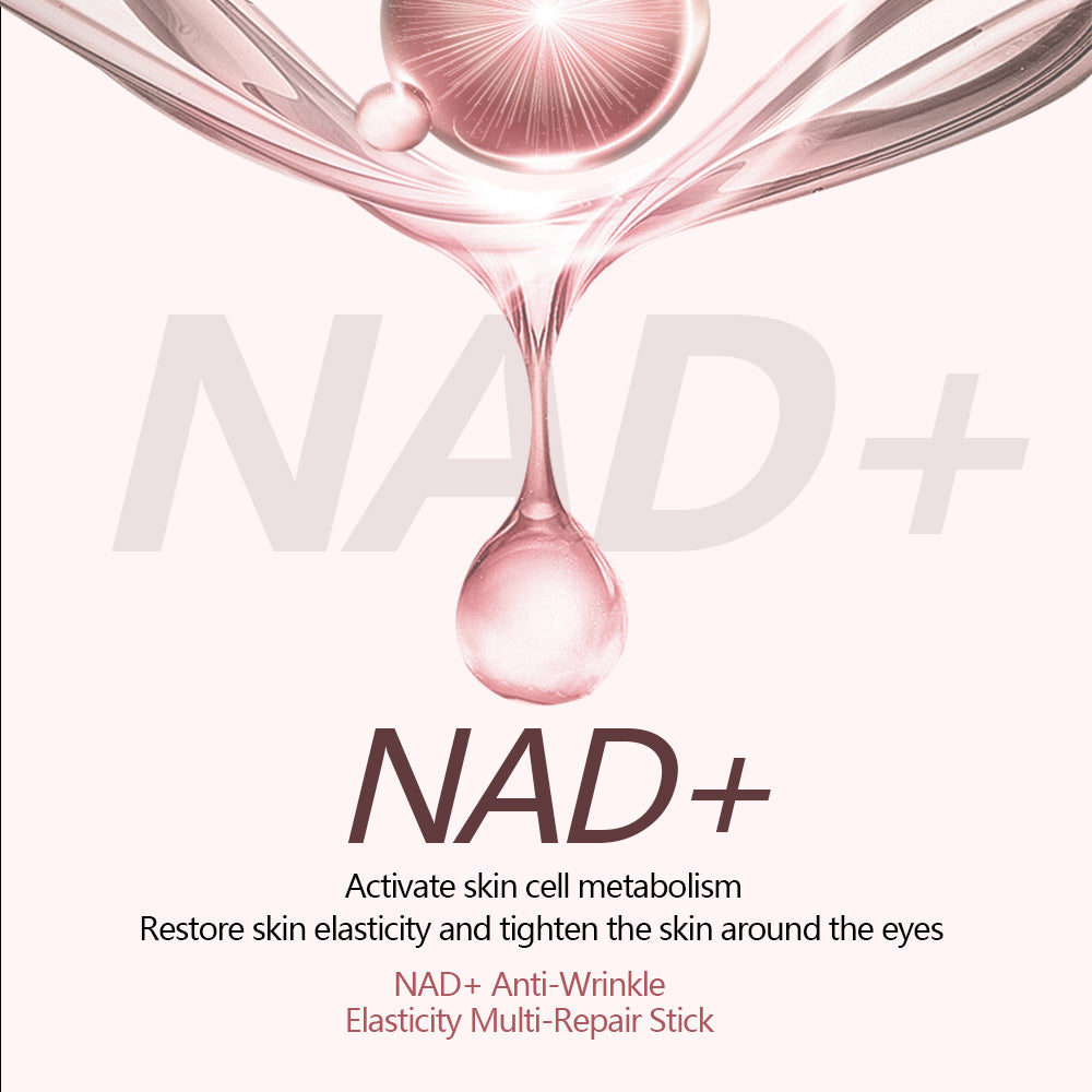flysmus® NAD+ Wrinkle Bounce Multi-Repair Stick | All-in-One rejuvenating balm that can be used as an eye cream, neck cream, lip balm, makeup primer, or moisturizing mist alternative