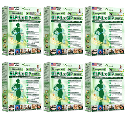 Official Store 🇺🇸 | Zvoevo® Tirzepatide GLP-1 × GIP 10-in-1 Herbal Health Booster Oral Drops (Once daily, visible changes in 7 days)  ✅ Suitable for various conditions such as obesity, loose skin, diabetes, sleep apnea, joint issues, and more 🔥