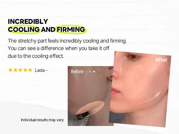 Camellia Deep Collagen Chin Lifting Gel Mask – Neck Solution, Double Chin Reducer, Defined Jawline Shaper, Firming, Jeju Camellia Ingredients for Skin Repair🍀