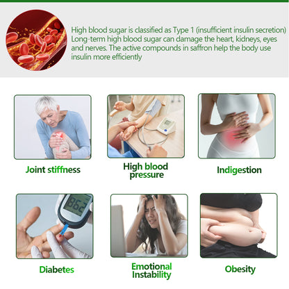 FDA 🇺🇸 | Official US 🇺🇸 Store —GFOUK® 100% Pure 10-in-1 Saffron Extract Drops(Lose Weight, Stay Calm, Support Heart Health, Help Balance Blood Pressure & Blood Sugar, Ease Joint Stiffness, Reduce Fatigue, Improve Digestive Comfort)