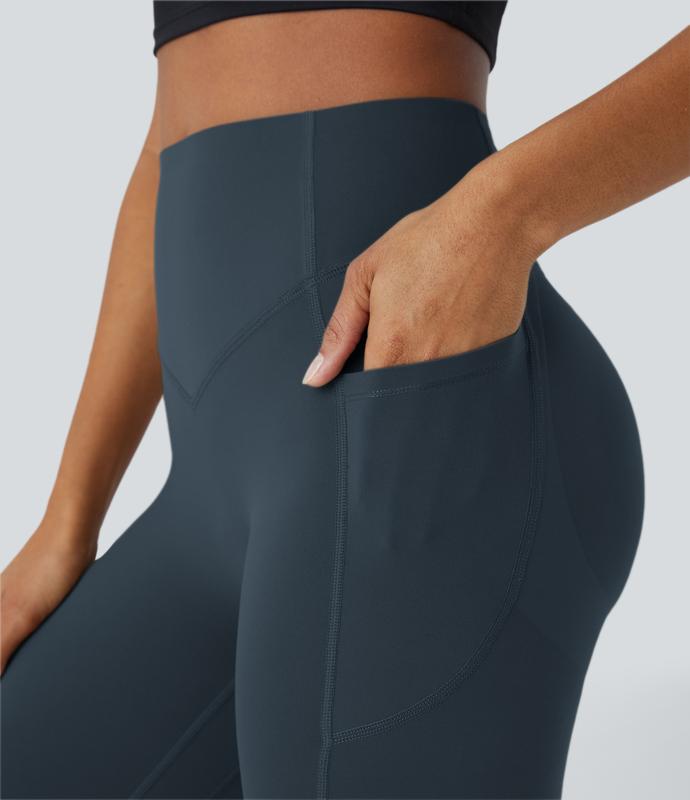 High Waisted Scrunch Butt Lifting Tummy Control Pocket Shaping Training Leggings