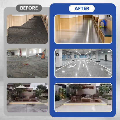 High-Gloss Marble Finish Epoxy Floor Coating